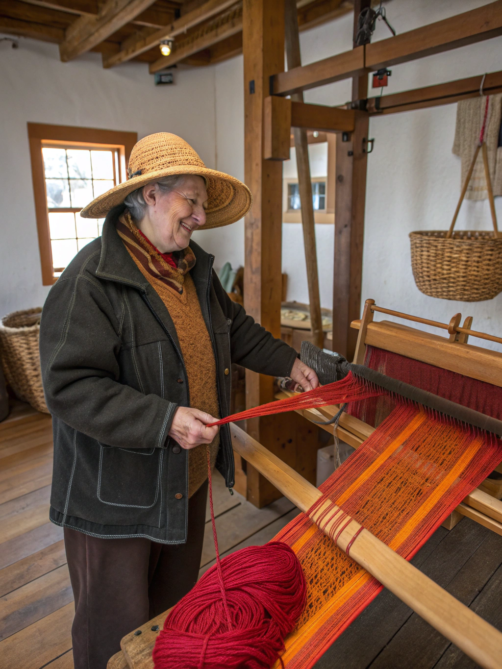 Portrait of Darius, Heritage Loom Master & Fringe Specialist