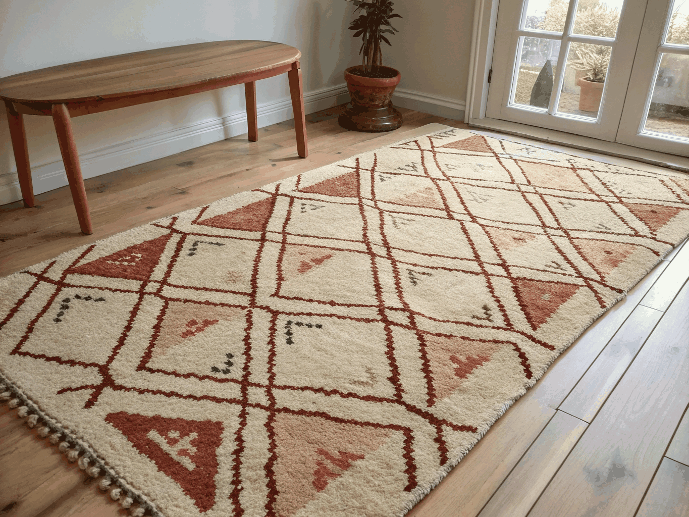 High-Pile Beni Ourain Tribal Weave - Initial Condition