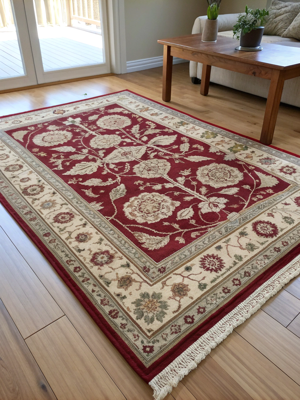 Imperial Hereke Pure Silk Masterwork initial state before cleaning