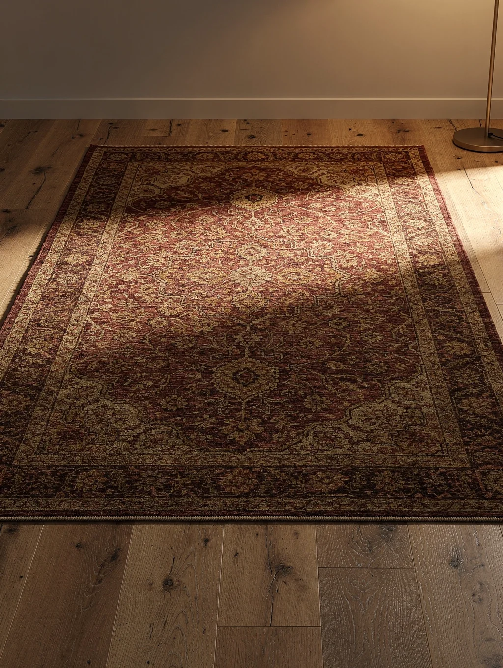 19th Century Tabriz Medallion restored state