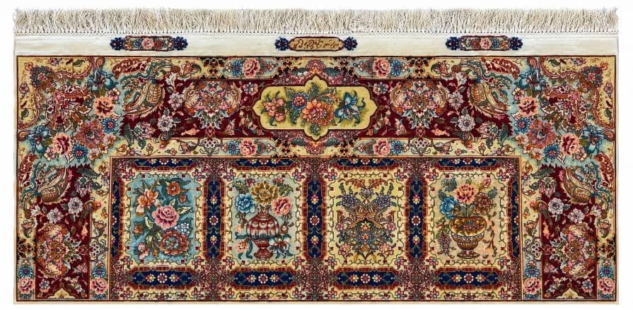 19th Century Antique Kashan Masterwork - Restored Condition